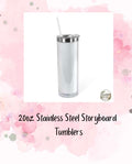 20oz stainless steel storyboard tumbler