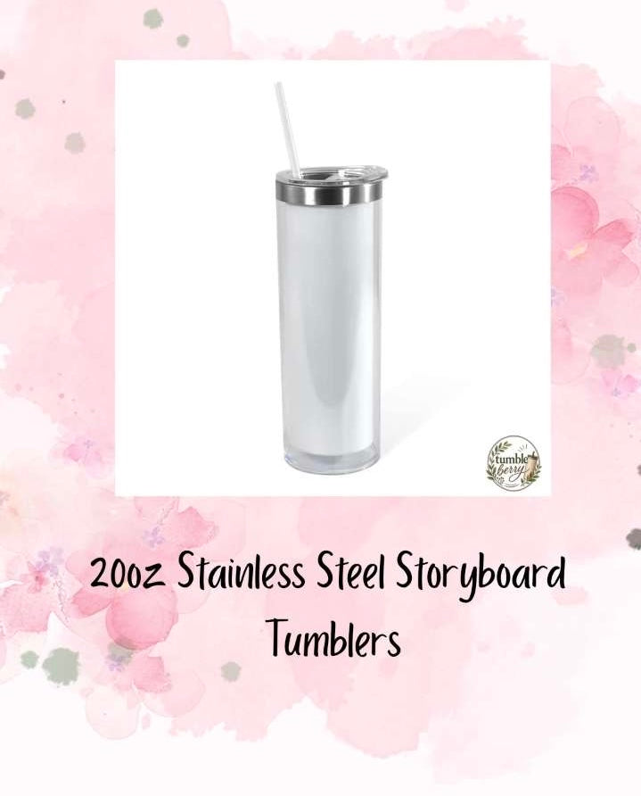 20oz stainless steel storyboard tumbler